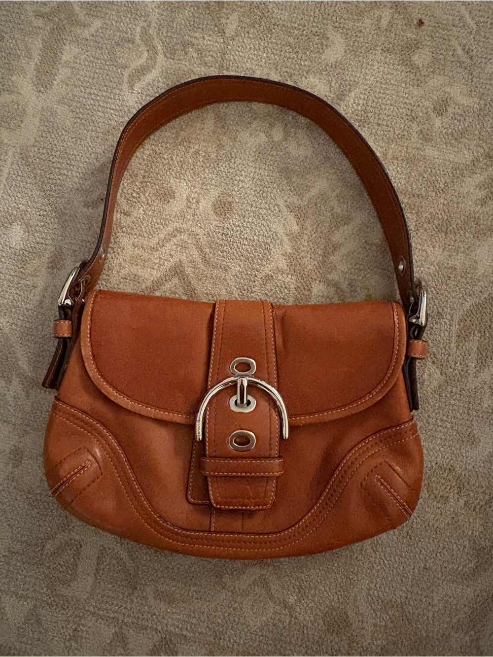 Vintage coach soho Carmel brown